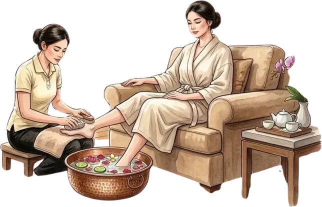 สปาเท้า · Origins Health Massage