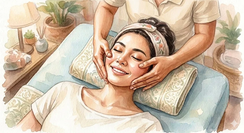 นวดศีรษะแบบอินเดีย · Origins Health Massage
