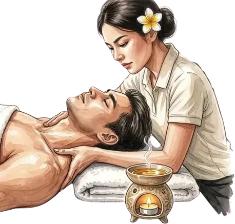 นวดน้ำมันอุ่น · Origins Health Massage