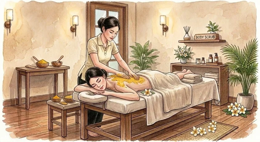 สครับผิว · Origins Health Massage